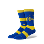 NBA 2024 Prep Crew Socks Golden State Warriors Stance - L - Calcetas