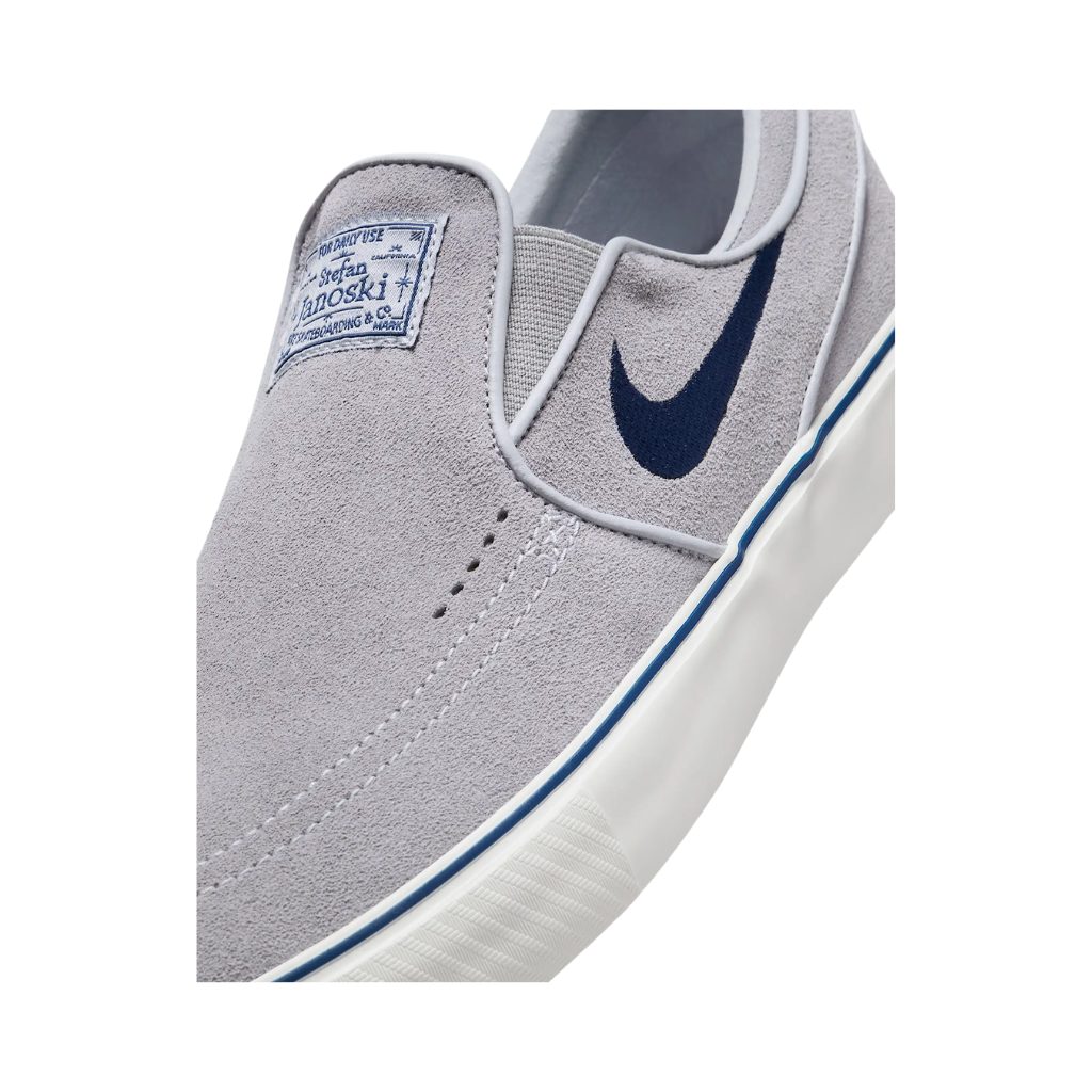 Nike SB Zoom Stefan Janoski Slip Wolf Grey Navy - Sneakers