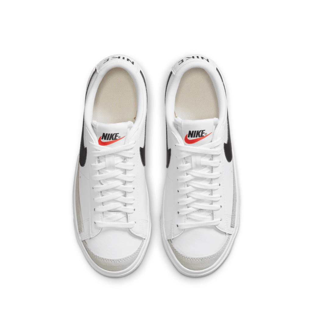 Wmns Nike Blazer Low 77 White Black - Sneakers